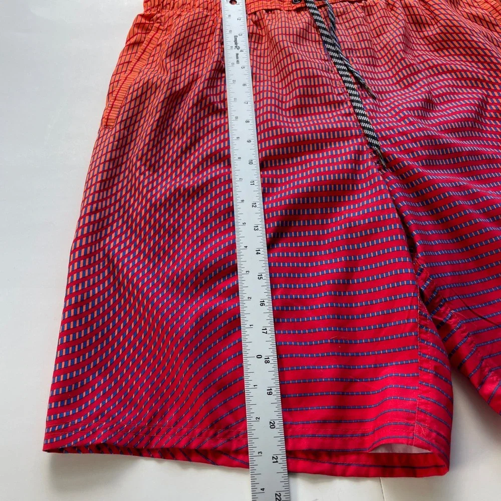 Nike Swim Trunks Board Shorts Quick Dry Athletic Geometric Print‎ L